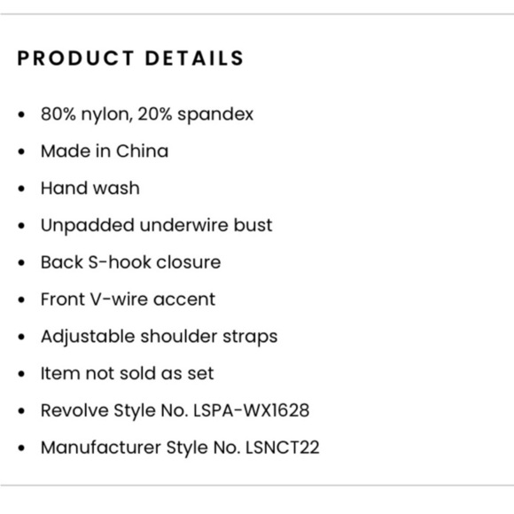 L*SPACE | NWT Nico Bikini Top in Martini Medium - Picture 9 of 11